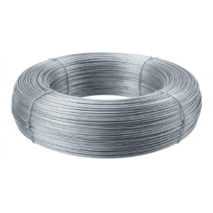 Galvanized steel wire coil for construction and binding applications